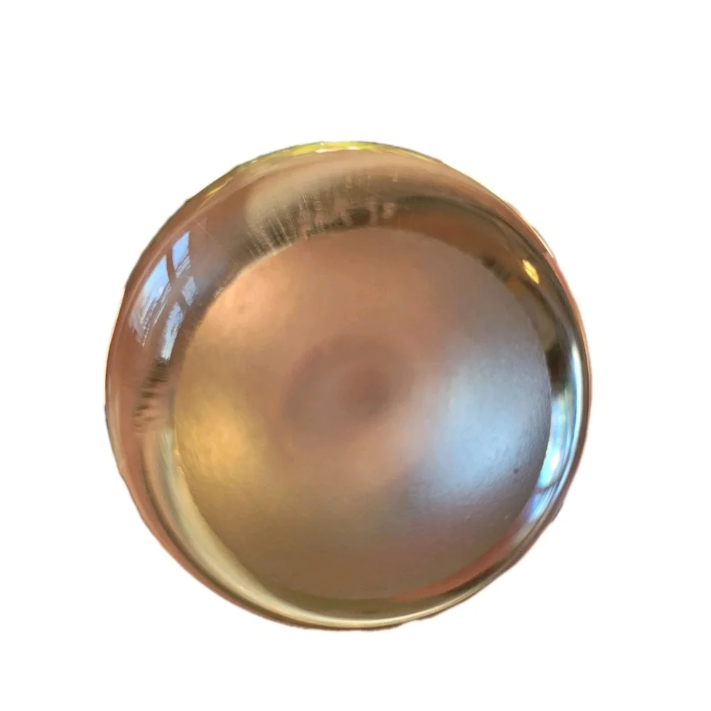 Elegant Glass Egg with Swirl Design Paperweight